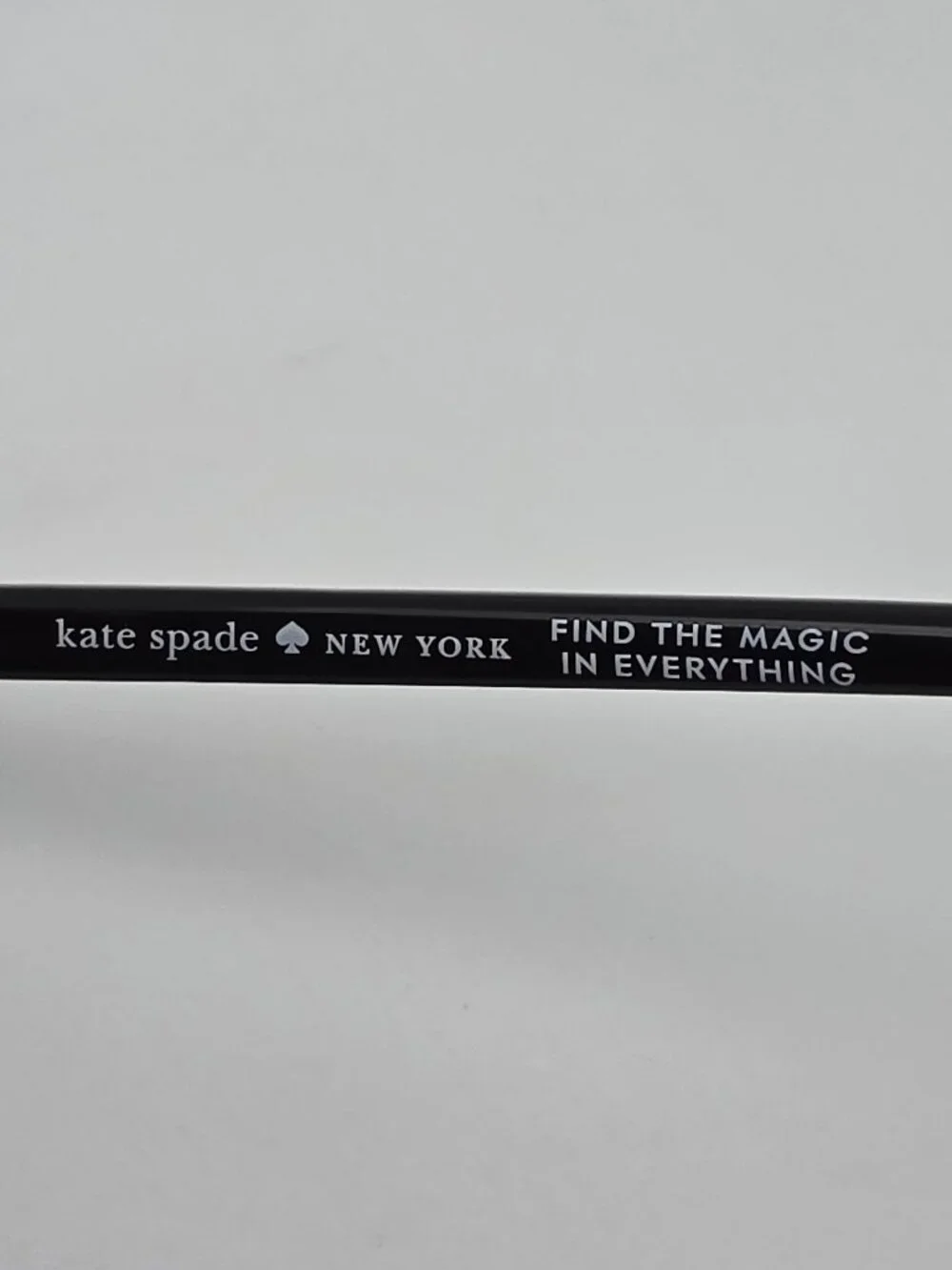 Kate Spade Kaileigh Polished Black Eyeglasses Frame w/ Flexhinge and Case 52mm